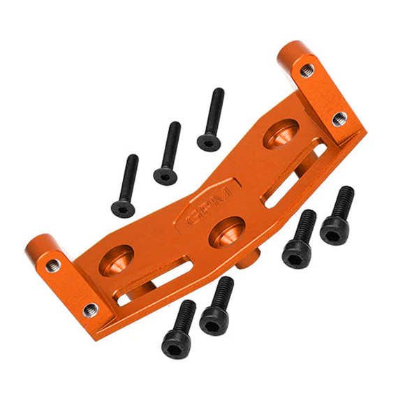 GPM 1/5 Aluminum 7075 Alloy Steering Servo Mount Plate Orange for Losi 1/8 LMT