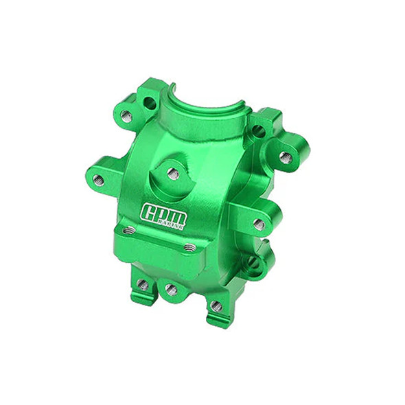 GPM Alum Alloy Rear Differential Housing Green for Traxxas 1/10 4-Tec Drift Car