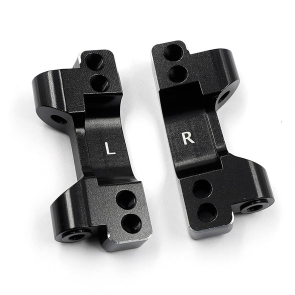 Yeah Racing TARC-005BK Aluminum Rear Lower Arm Mount for Associated RC10