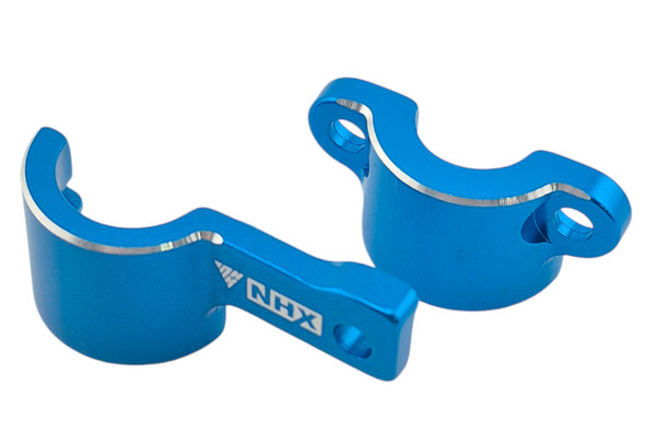 NHX RC Aluminum Front / Rear Main Shaft Bearing Holder Cover for TT02 / TT02B / TT02S Blue