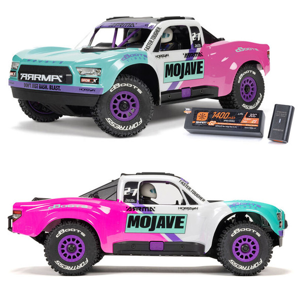 ARRMA ARA2304ST1 MOJAVE GROM 223S BLX Brushless 4X4 Desert Truck RTR w/DSC/Battery/Charger Teal