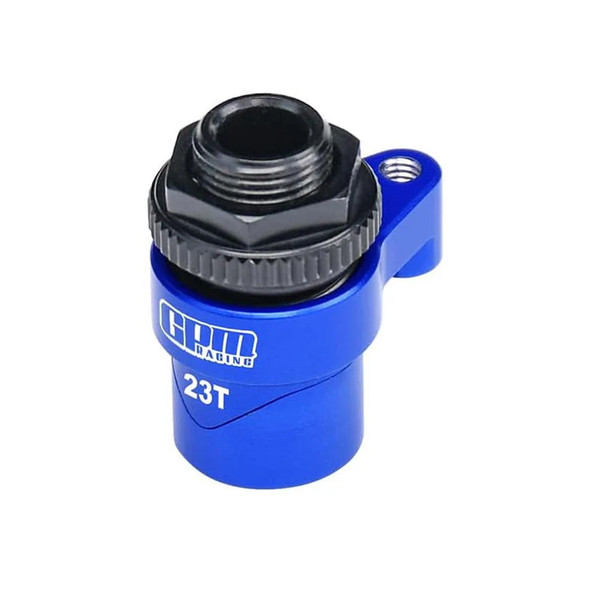 GPM Alum 7075 Alloy 23T Servo Saver Set Horn Blue w/Built-In Spring for Traxxas 1/16 Mini Maxx