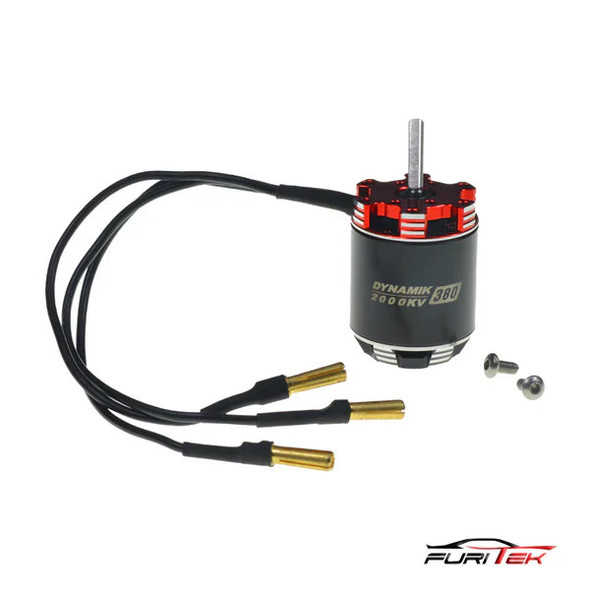 Furitek FUR-2568 Dynamik 380-2000Kv-4S Brushless Motor for 1/10 RC Car