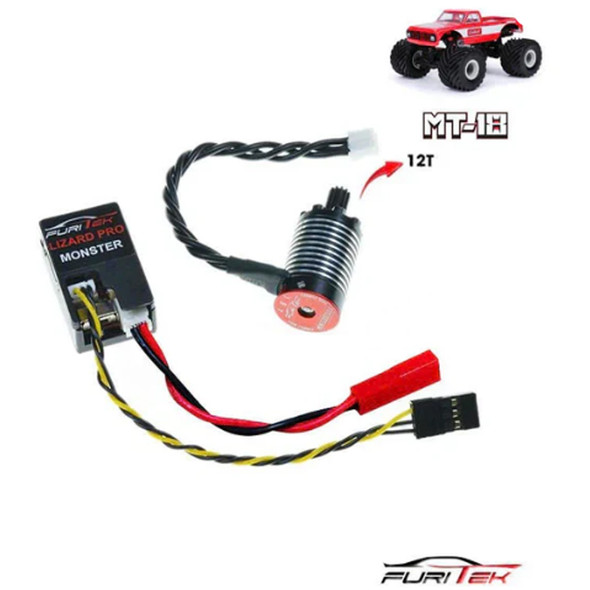 Furitek FUR-2613 Monster Brushless Power System ESC/Motor Combo for Redcat MT-18