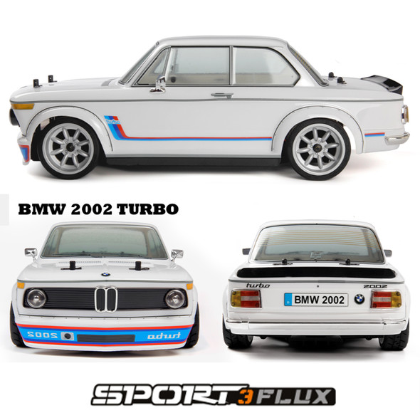 HPI 160938 1/10 SPORT 3 FLUX 4WD Painted BMW 2002 Turbo Body Car