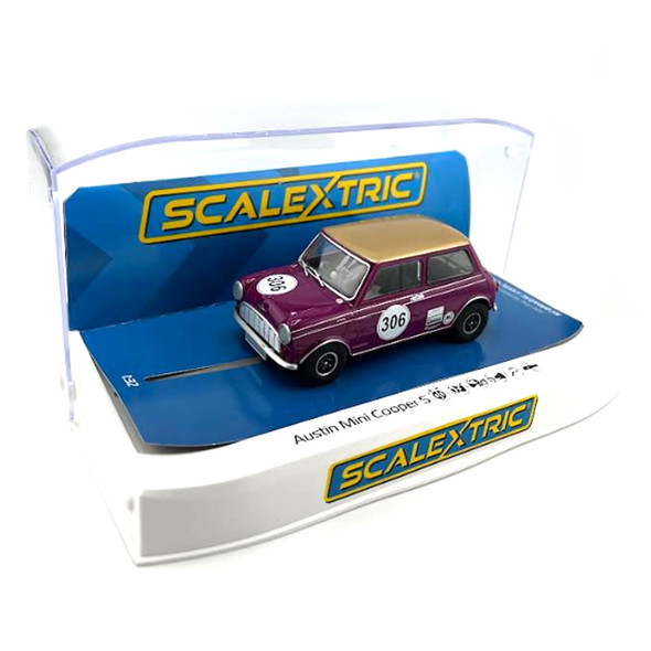 Scalextric C4545 Austin Mini Cooper S - Jo Polley 1/32 Slot Car