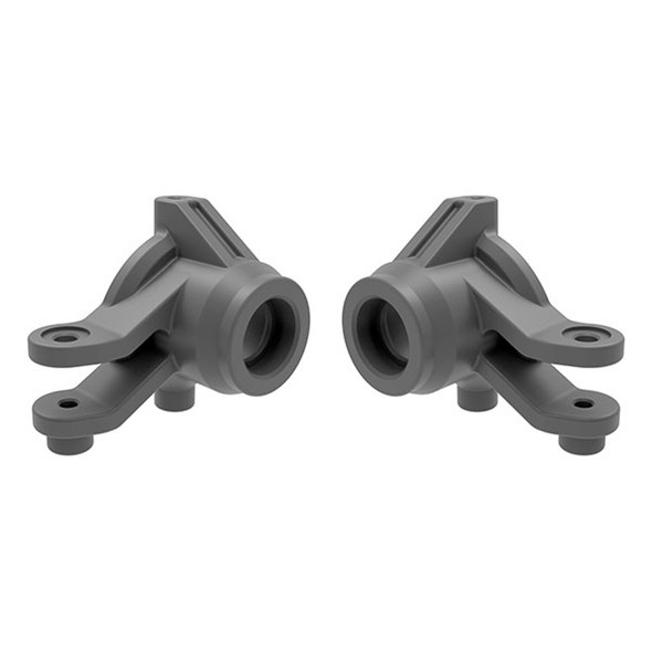 Traxxas 10736-GRAY Left & Right Steering Blocks Gray for Mini Maxx