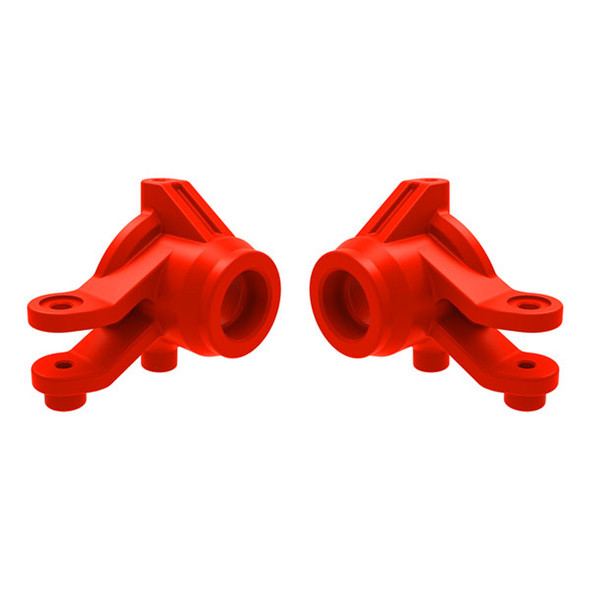Traxxas 10736-RED Left & Right Steering Blocks Red for Mini Maxx