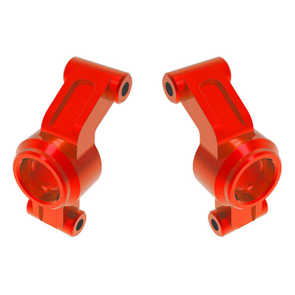 Traxxas 10751-RED Aluminum Stub Axle Carriers Red for Mini Maxx