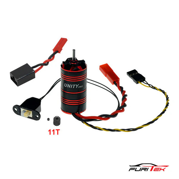 Furitek FUR-2575 Unity PRO 3500kv 2-in-1 Micro FOC Brushless System for TRX4M