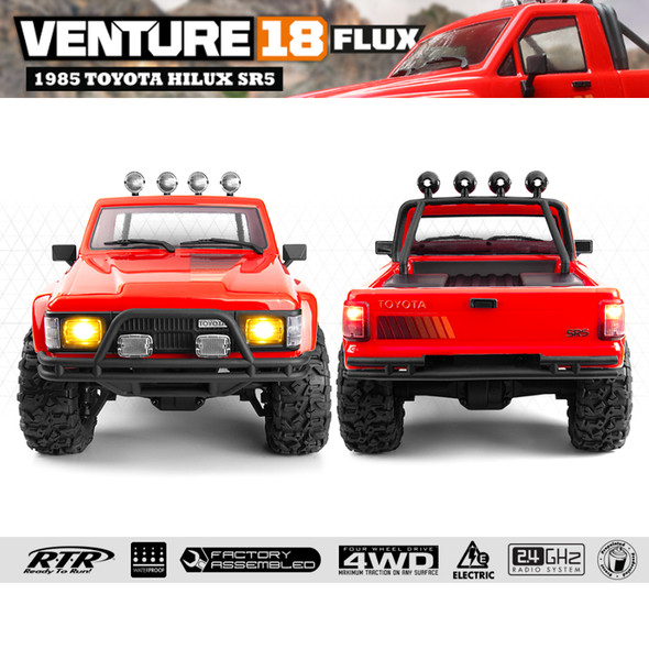HPI 160801 1/18 Venture18 Brushed 1985 Toyota Hilux SR5 4WD RTR