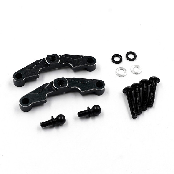 Yeah Racing TATT-076BK Aluminum Upper Arm Mount for Tamiya TT02 Type-S SRX SR