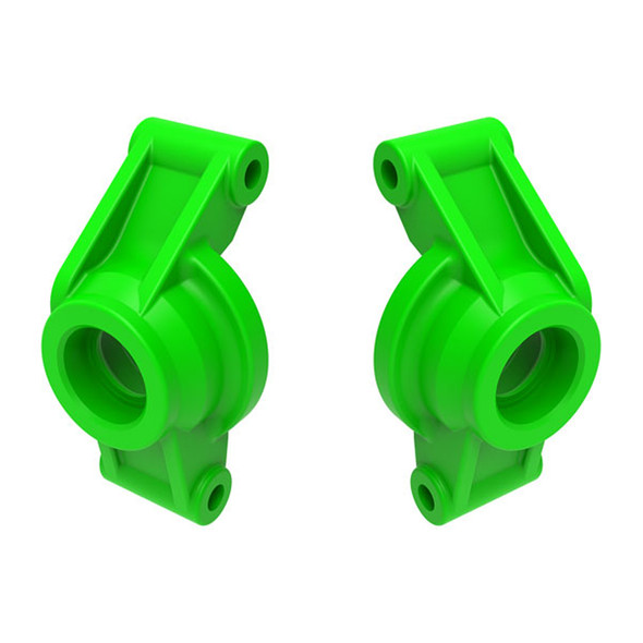 Traxxas 10752-GRN Left & Right Rear Stub Axle Carriers Green for Mini Maxx