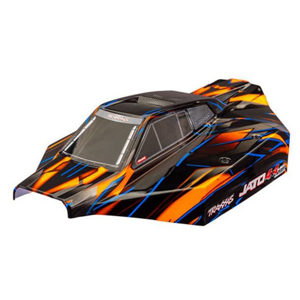 Traxxas 9060-ORNG Jato 4x4 VXL Painted Orange Body w/ Decal Applied