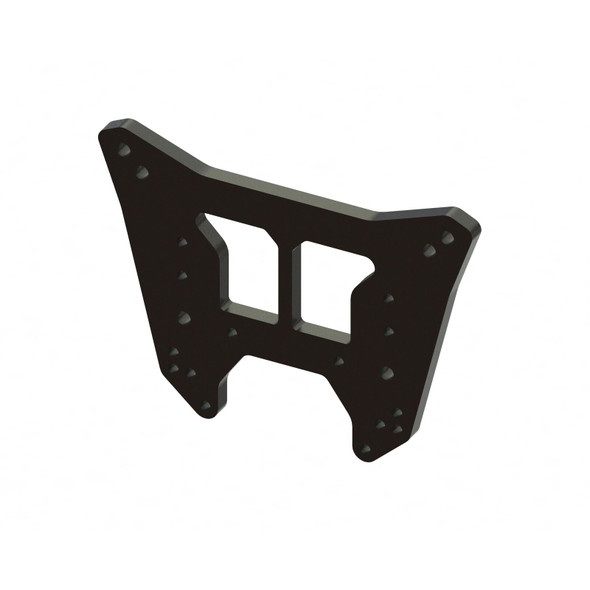 ARRMA ARA-1521 Aluminum Rear Shock Tower M4 Black for 1/8 Kraton 6S & Notorious 6S