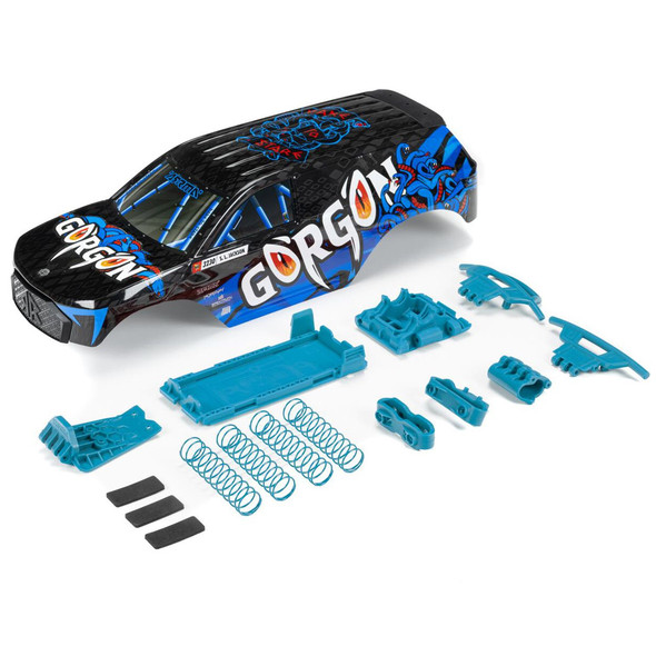 ARRMA ARA402355 GORGON Painted Decaled Trimmed Body Set Blue