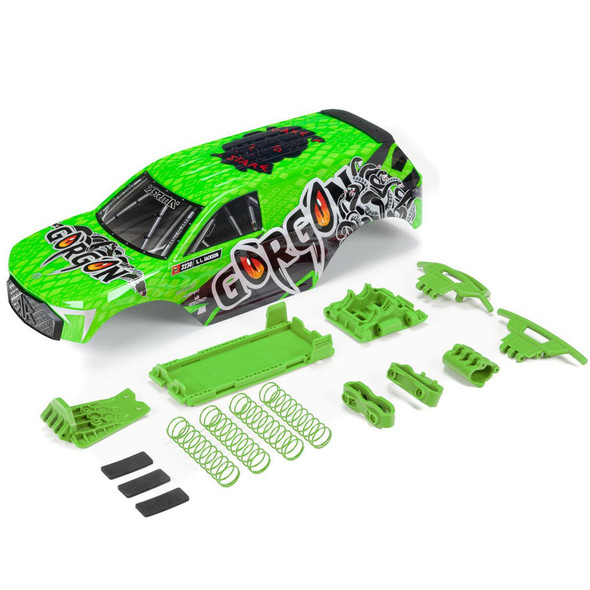 ARRMA ARA402356 GORGON Painted Decaled Trimmed Body Set Green