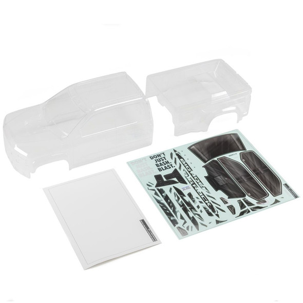ARRMA ARA411025 1/7 BIG ROCK Clear Body w/ Decals