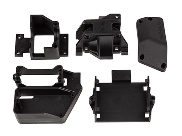 Associated 26002 Center Gearbox, ESC Tray, Receiver Box Set for SR7