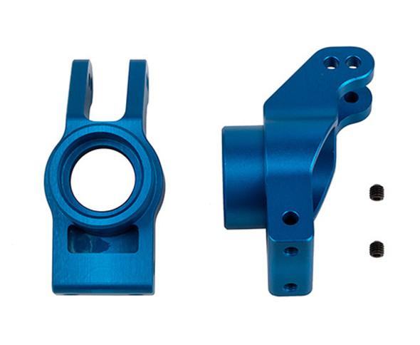 Associated 26073 Aluminum FT Rear Hubs Blue for SR7