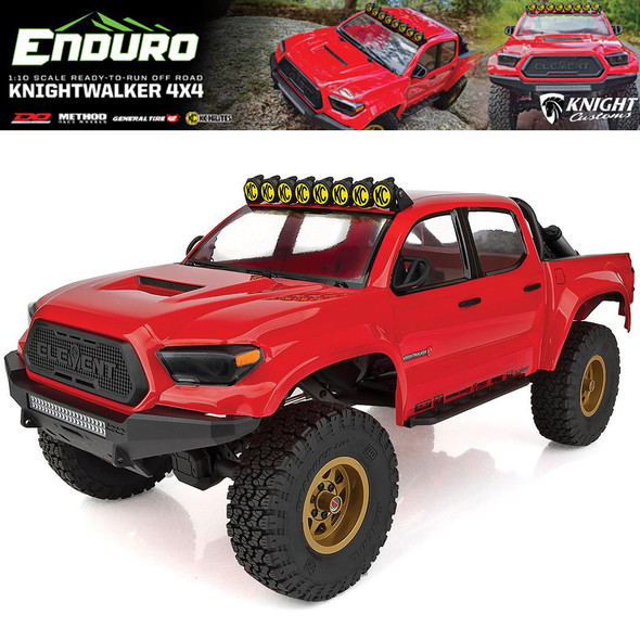 Associated 40121 Enduro Trail Truck, Knightwalker Red RTR