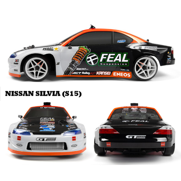 HPI 160930 1/10 Sport 3 Drift Nissan Silvia S15 Aurimas 'Odi' Bakchis 4WD Racing Car