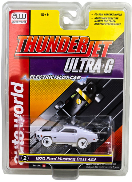 Auto World Thunderjet 1970 Ford Mustang Boss 429 iWheels HO Scale Slot Car