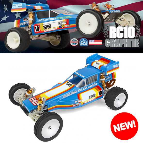 Associated 6030 1/10 RC10 Graphite Electric Competition Off-Road Buggy Kit