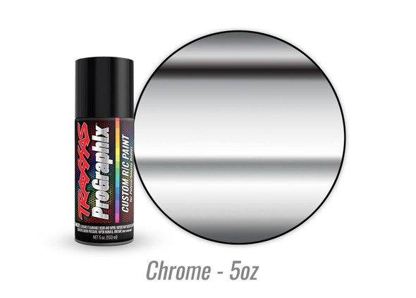 Traxxas 5046 ProGraphix RC Body Spray Paint - Chrome (5oz)