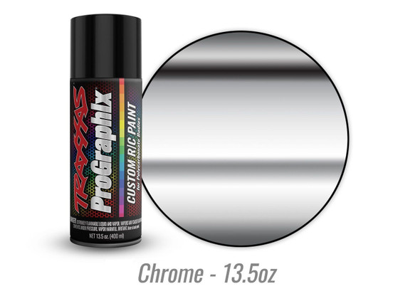 Traxxas 5046X ProGraphix RC Body Spray Paint - Chrome (13.5oz)