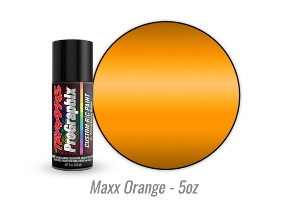 Traxxas 5051 ProGraphix RC Body Spray Paint - Maxx Orange (5oz)
