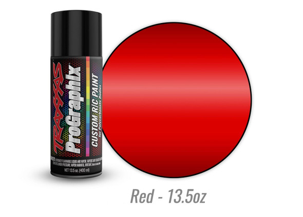 Traxxas 5057X ProGraphix RC Body Spray Paint - Red (13.5oz)