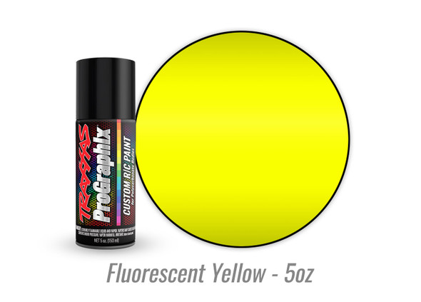 Traxxas 5063 ProGraphix RC Body Spray Paint - Fluorescent Yellow (5oz)
