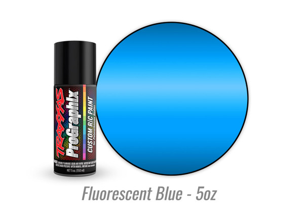 Traxxas 5064 ProGraphix RC Body Spray Paint - Fluorescent Blue (5oz)