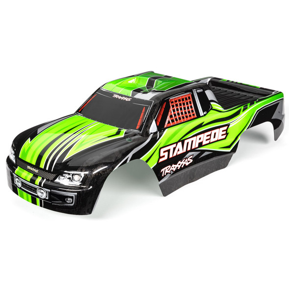 Traxxas 3651G Painted Decals Applied Green Body for Stampede & Stampede VXL