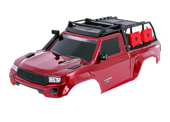 Traxxas 8213-RED Painted, Decals Applied Complete Red Clipless Body for TRX-4 Sport