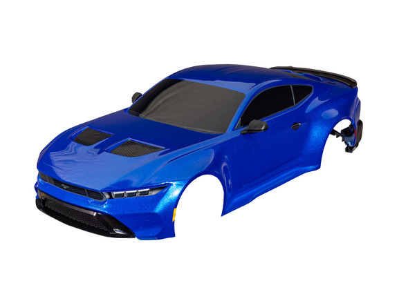 Traxxas 10511-BLUE Painted, Decals Applied Blue Body for 4-Tec Drift Ford Mustang