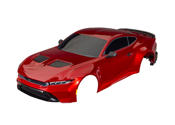 Traxxas 10511-RED Painted, Decals Applied Red Body for 4-Tec Drift Ford Mustang
