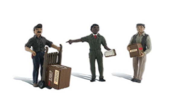 Woodland Scenics Dock Crew G Train Figures A2565