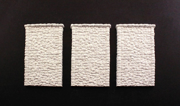 Woodland Scenics Random Stone Wing Wall (3) HO C1261