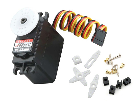 Hitec HS-485HB Deluxe HD BB Karbonite Gear Servo HS485HB/HS485/485HB/485