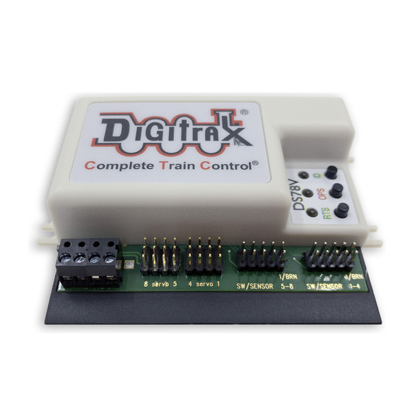 Digitrax DS78V Eight Servo LocoNet Stationary & Accessory Decoder : Turnout Control