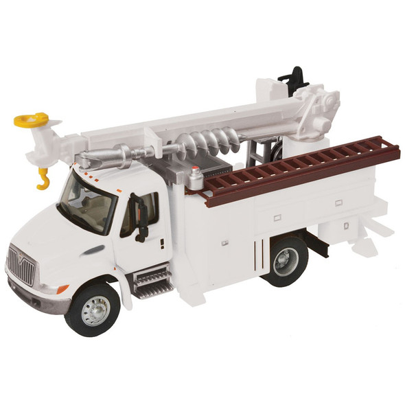 Walthers International(R) 4300 Utility Truck w/ Drill White HO Scale