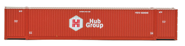 Walthers 53' Singamas Corrugated-Side Container - Hub Group HO Scale