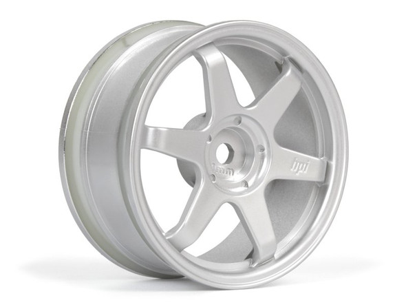HPI 160751 TE37 Wheel 26mm Matte Chrome (0mm Offset) (2Pcs)