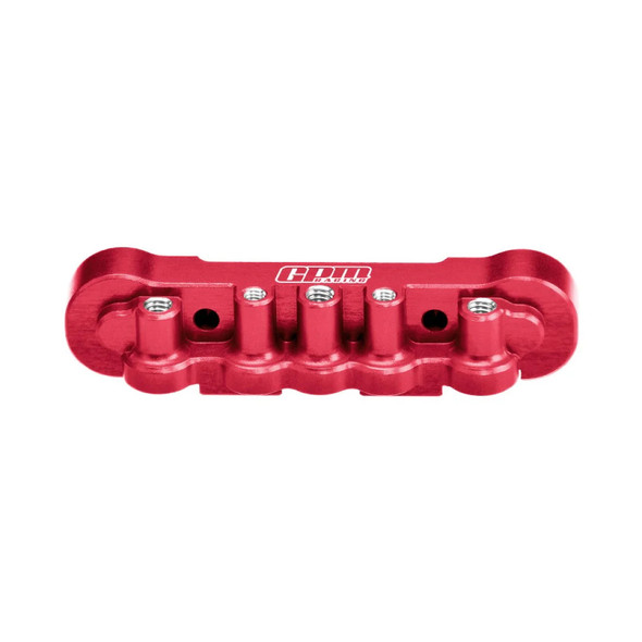 GPM Aluminum 7075 Alloy Front Lower Suspension Mount Red for 1/8 KRATON 6S EXB