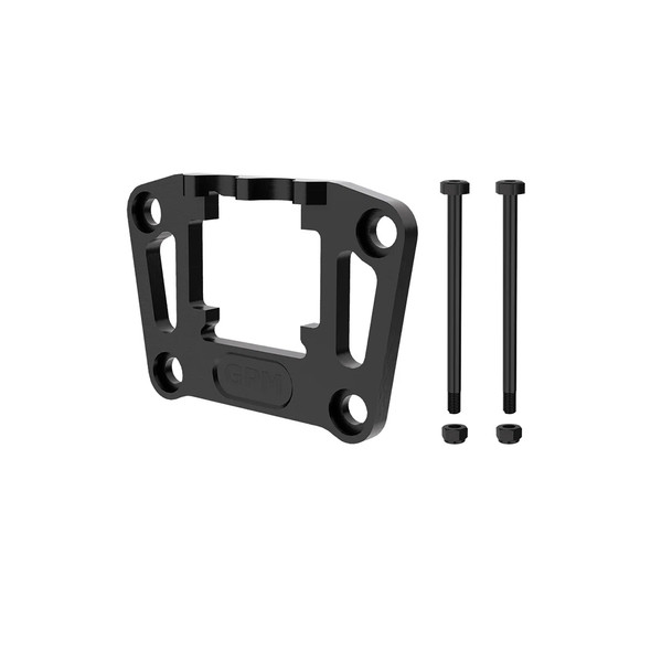 GPM Aluminum 7075 Alloy Rear Bulkhead Mount Strengthen Black for Traxxas 1/16 Mini Maxx