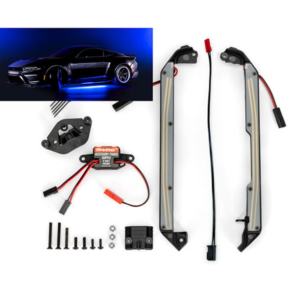 Traxxas 10590-BLUE Complete Underbody LED Light Kit Blue for 4-Tec 2.0