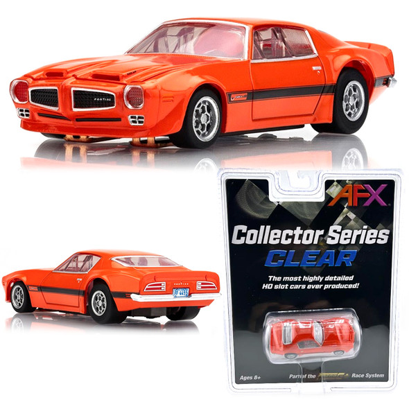 AFX 22124 Mega-G+ 1972 Pontiac Firebird Formula 400 Sundance Orange HO Slot Car