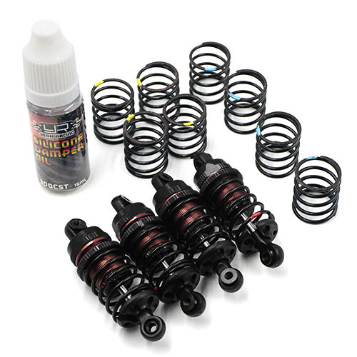 Yeah Racing DBB-2055BK QUTUS 55mm Damper Shock (4) : 1/10 Touring M-Chassis Car Black
